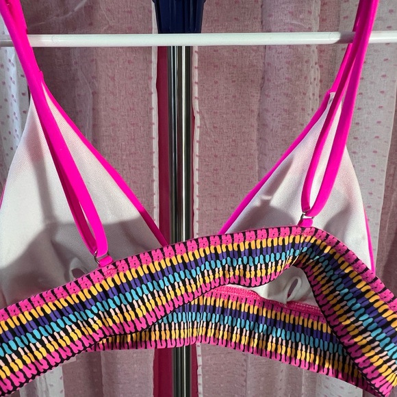 Source Unknown Pink Tribal Trim Bikini - Picture 3 of 6